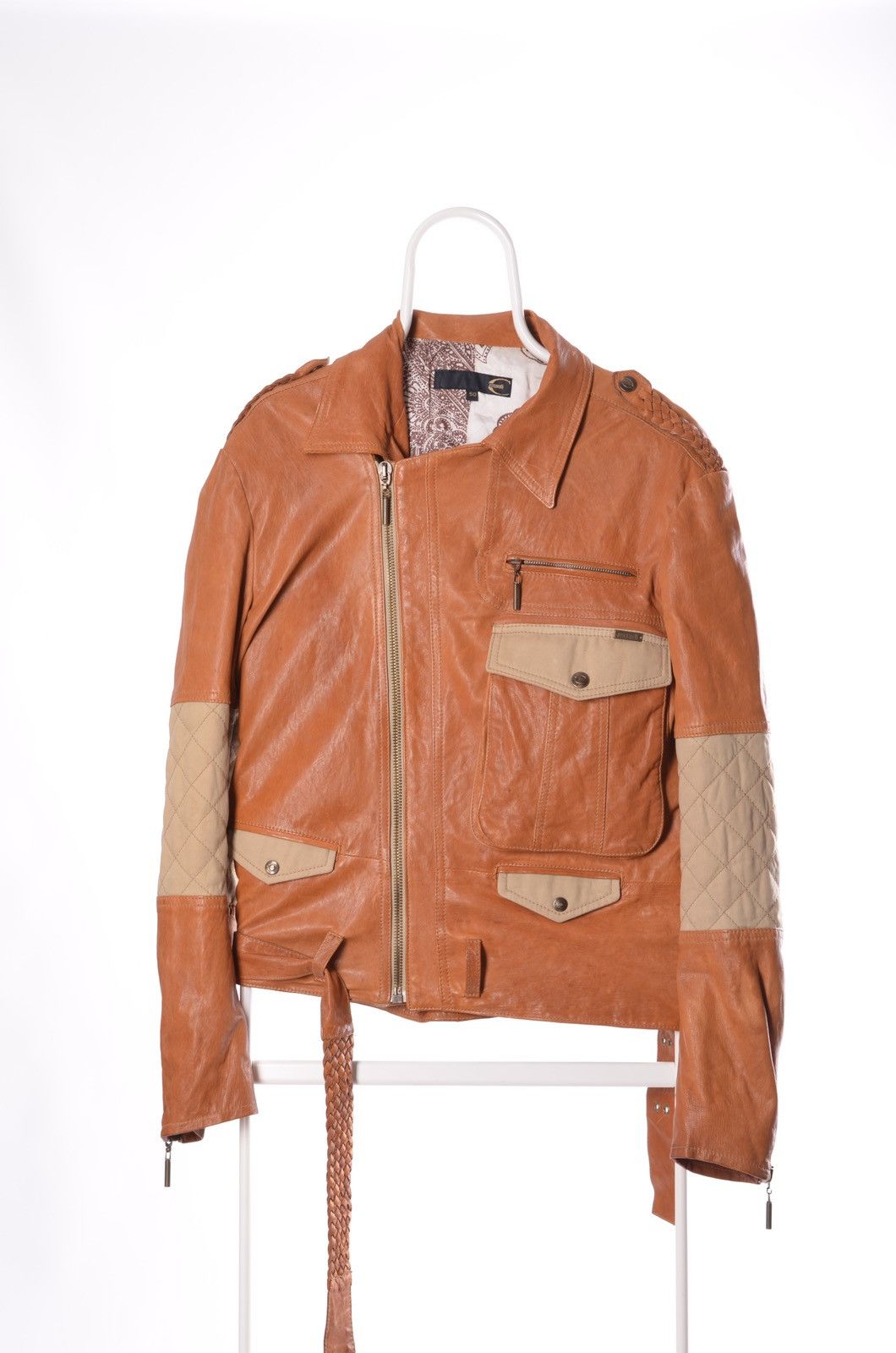 Just Cavalli Just Cavalli Perfecto Leather Aviator Jacket size M Size US M / EU 48-50 / 2 - 4 Thumbnail