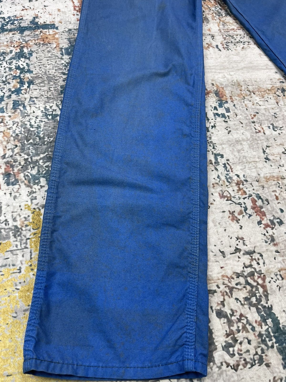 Edwin Vtg Distressed Dirt Edwin Blue Carpenter Pants Size US 28 / EU 44 - 2 Thumbnail