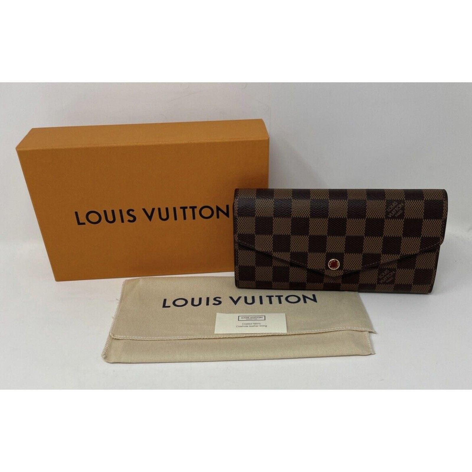 Louis Vuitton LOUIS VUITTON Sarah Long Envelope Wallet Damier Ebene Size ONE SIZE - 5 Thumbnail