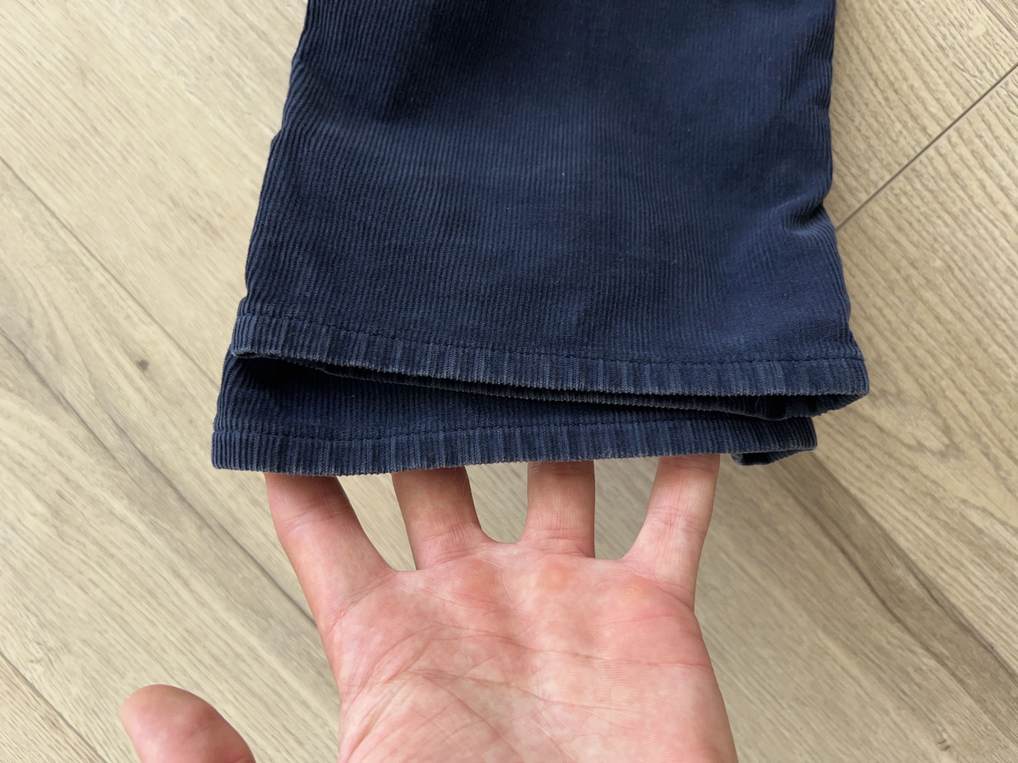 Burberry × Designer Brit Corduroy Chino Pants Trousers Navy Blue Size W35 L34 Size US 35 - 18 Thumbnail