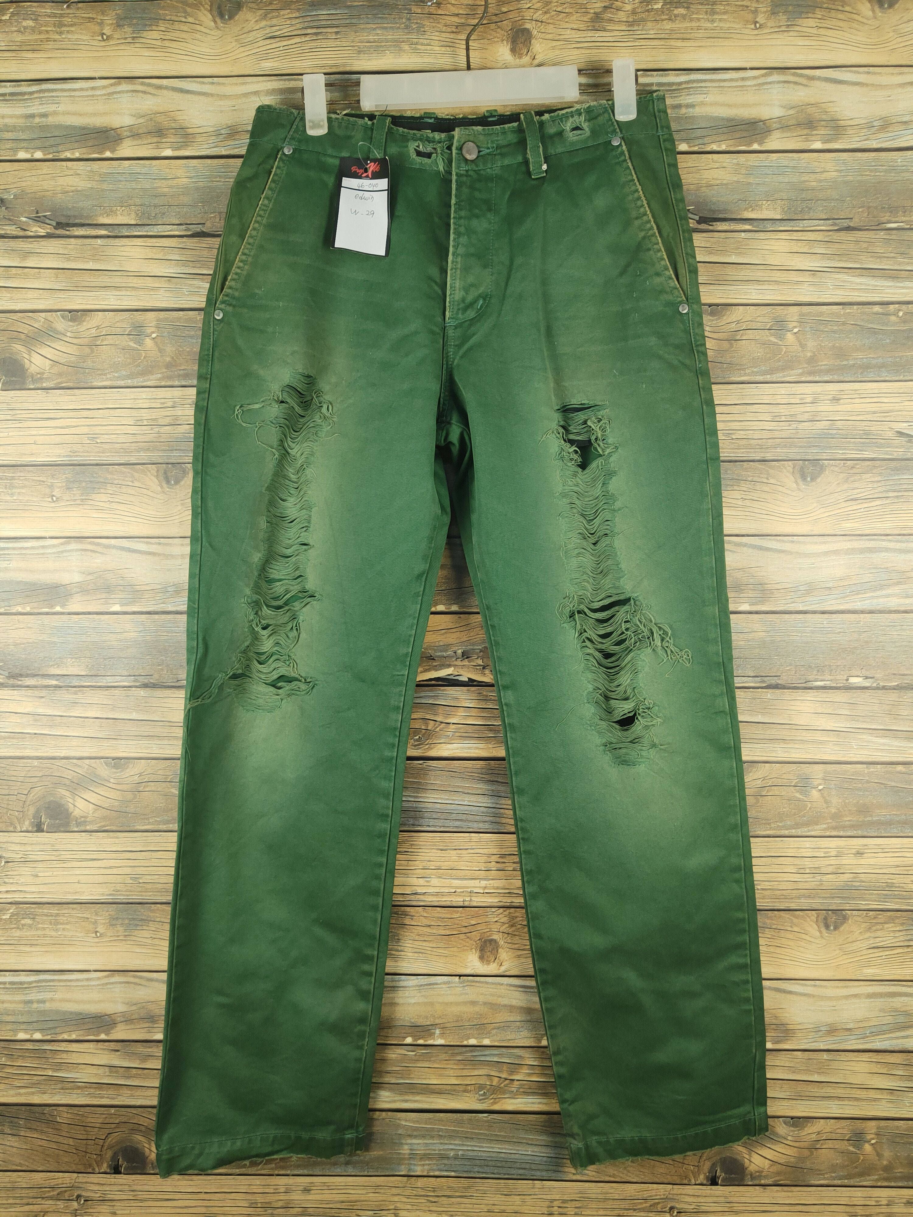 Edwin DL Edwin Green Multipocket Casual Pants #46-040 Size US 30 / EU 46 - 1 Thumbnail