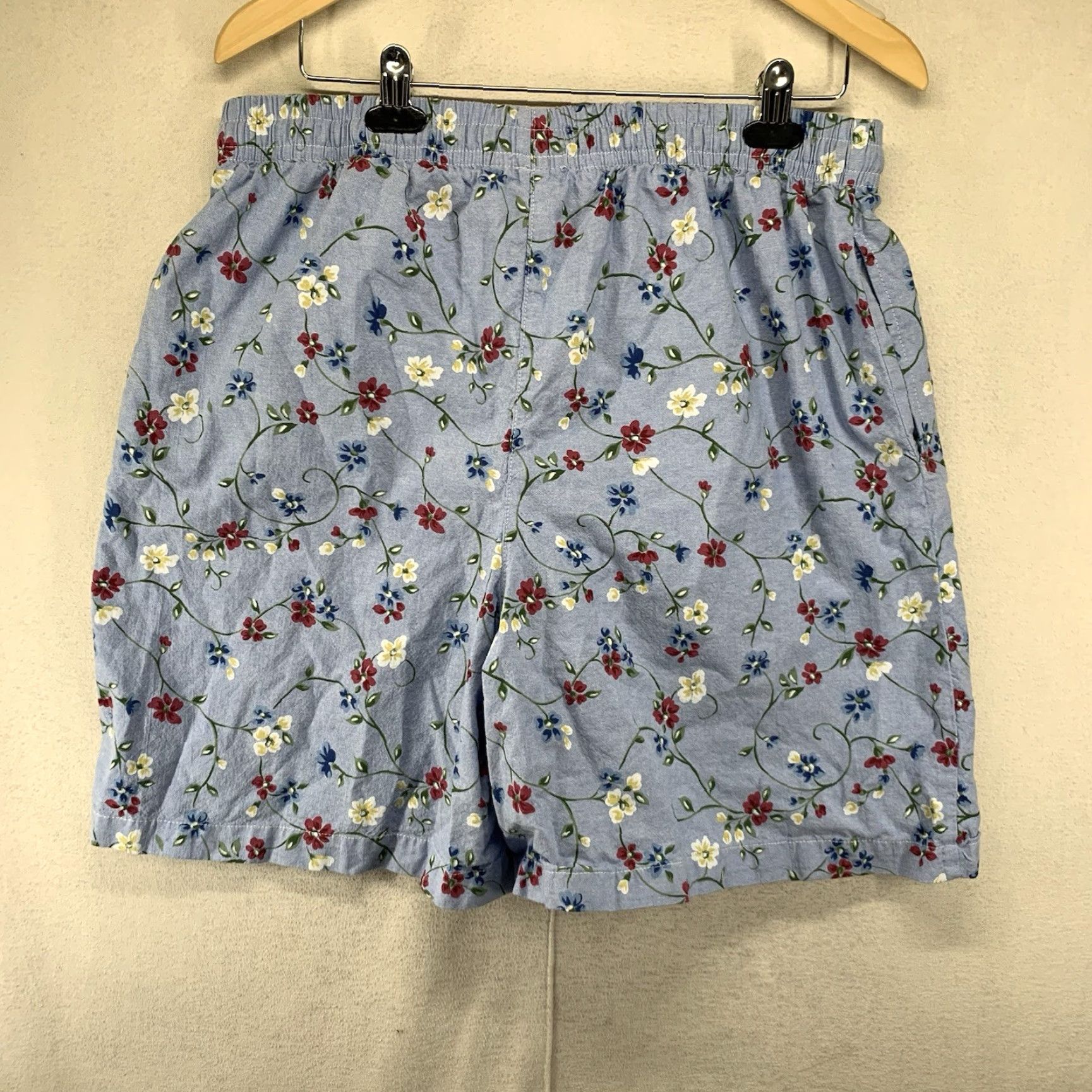 Vintage Vintage 90s Women's Button Up Large Top All Cotton Metal Button Pocket W/Shorts Size L / US 10 / IT 46 - 4 Thumbnail