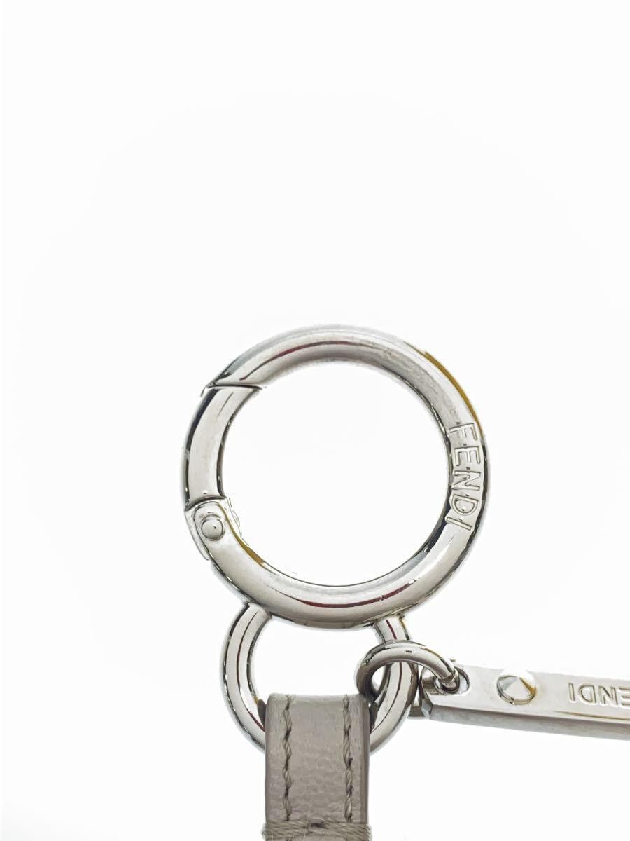 Fendi Fendi Pom-Pom Keychain Bag Charm Grey Size ONE SIZE - 5 Thumbnail