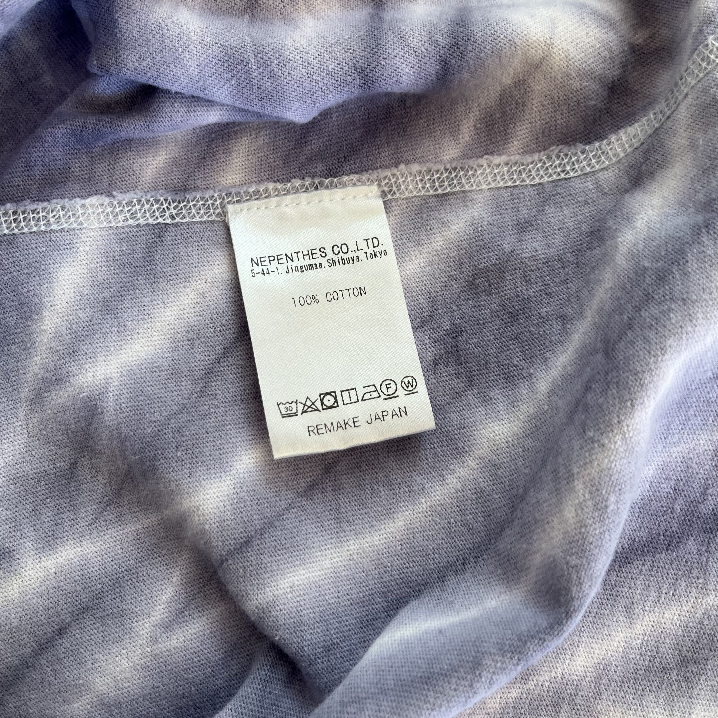 Needles Rebuild By Needles Purple Long-Sleeve Tie-Dye T-Shirt Size US S / EU 44-46 / 1 - 7 Thumbnail