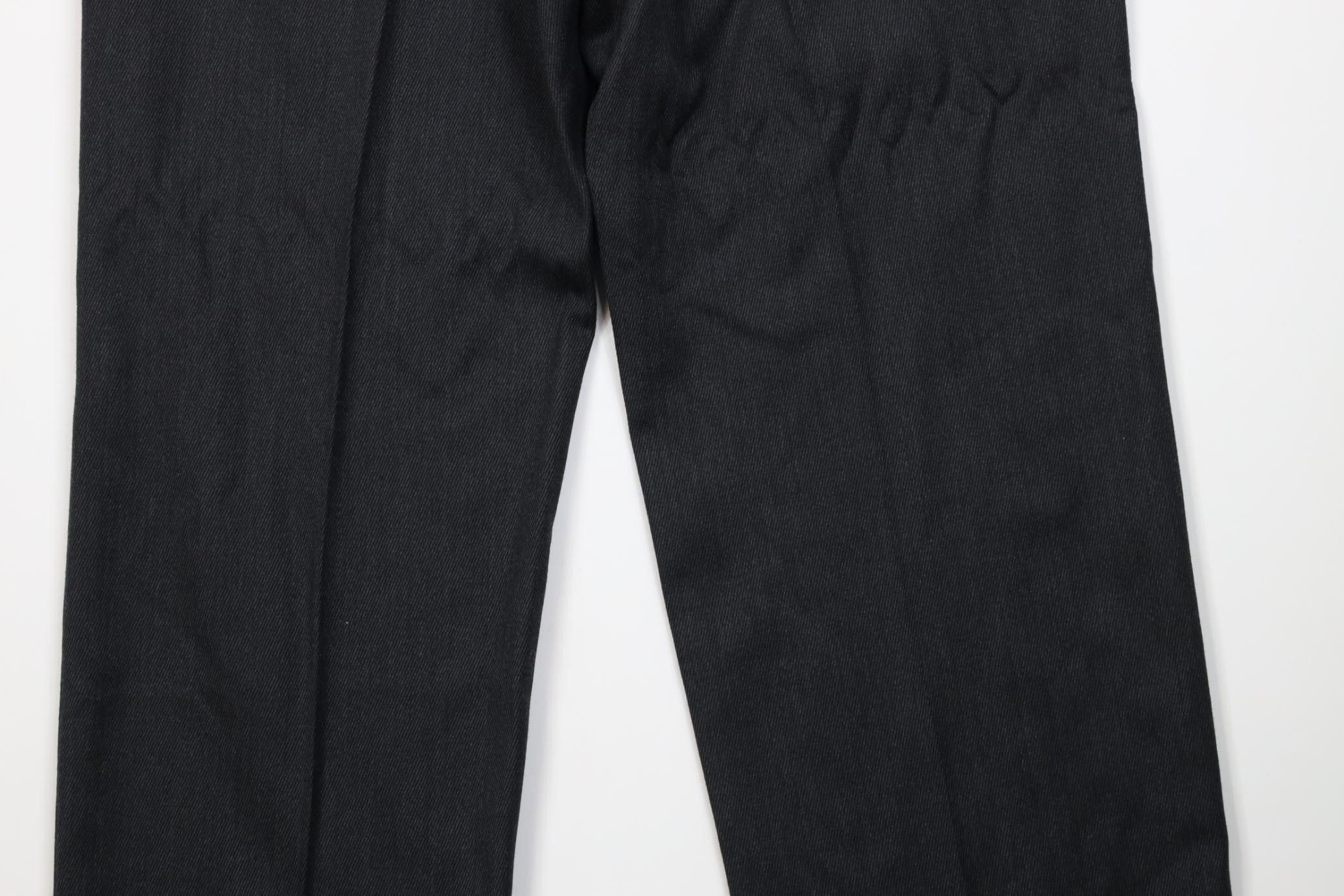 Brooks Brothers Vintage 90s Brooks Brothers Wool Whipcord Wide Leg Pants Size US 34 / EU 50 - 13 Thumbnail