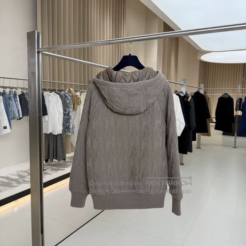 Hermes Hermes Elephant Grey Hooded H-Print Cotton Jacket Size XS / US 0-2 / IT 36-38 - 2 Thumbnail