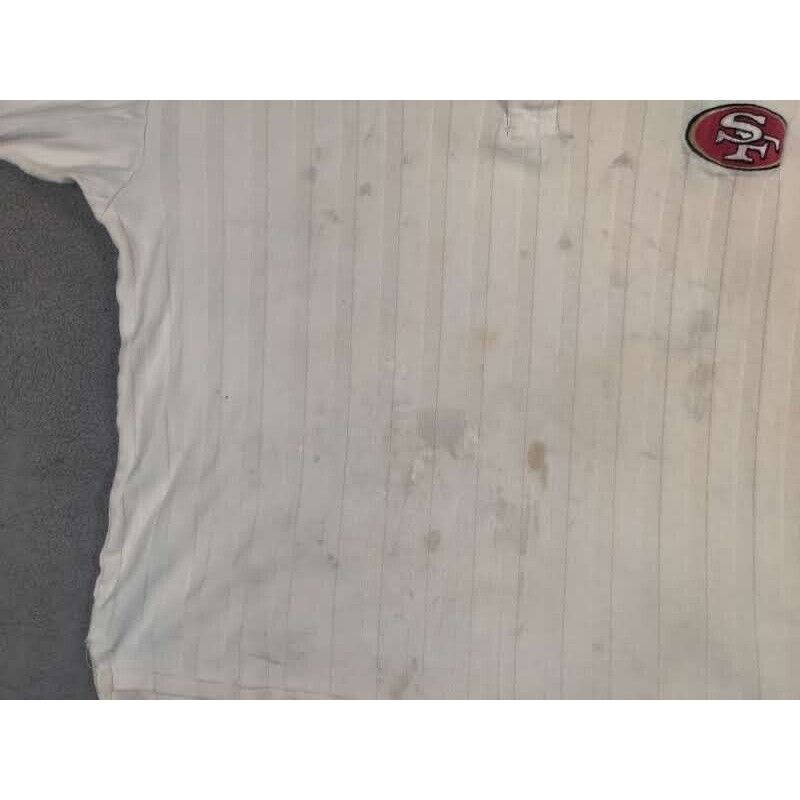 NFL San Francisco 49ers Shirt Adult Mens XL White Red Embroider Size US XL / EU 56 / 4 - 4 Thumbnail