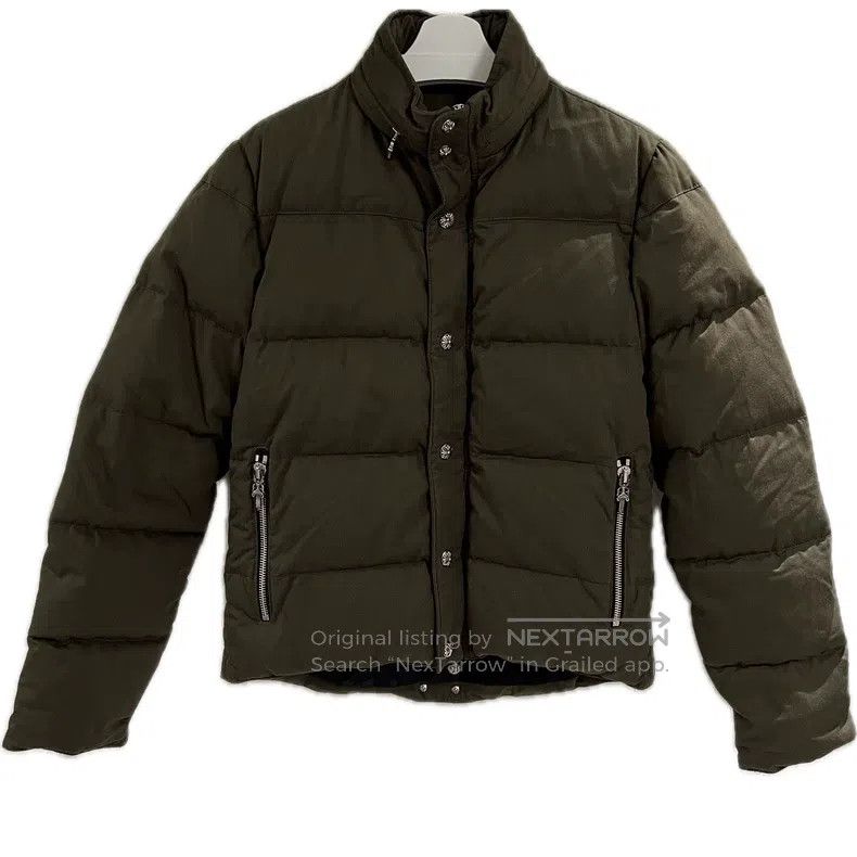 Chrome Hearts CHROME HEARTS Size M Dark green army green down jacket jack Size US M / EU 48-50 / 2 - 1 Thumbnail
