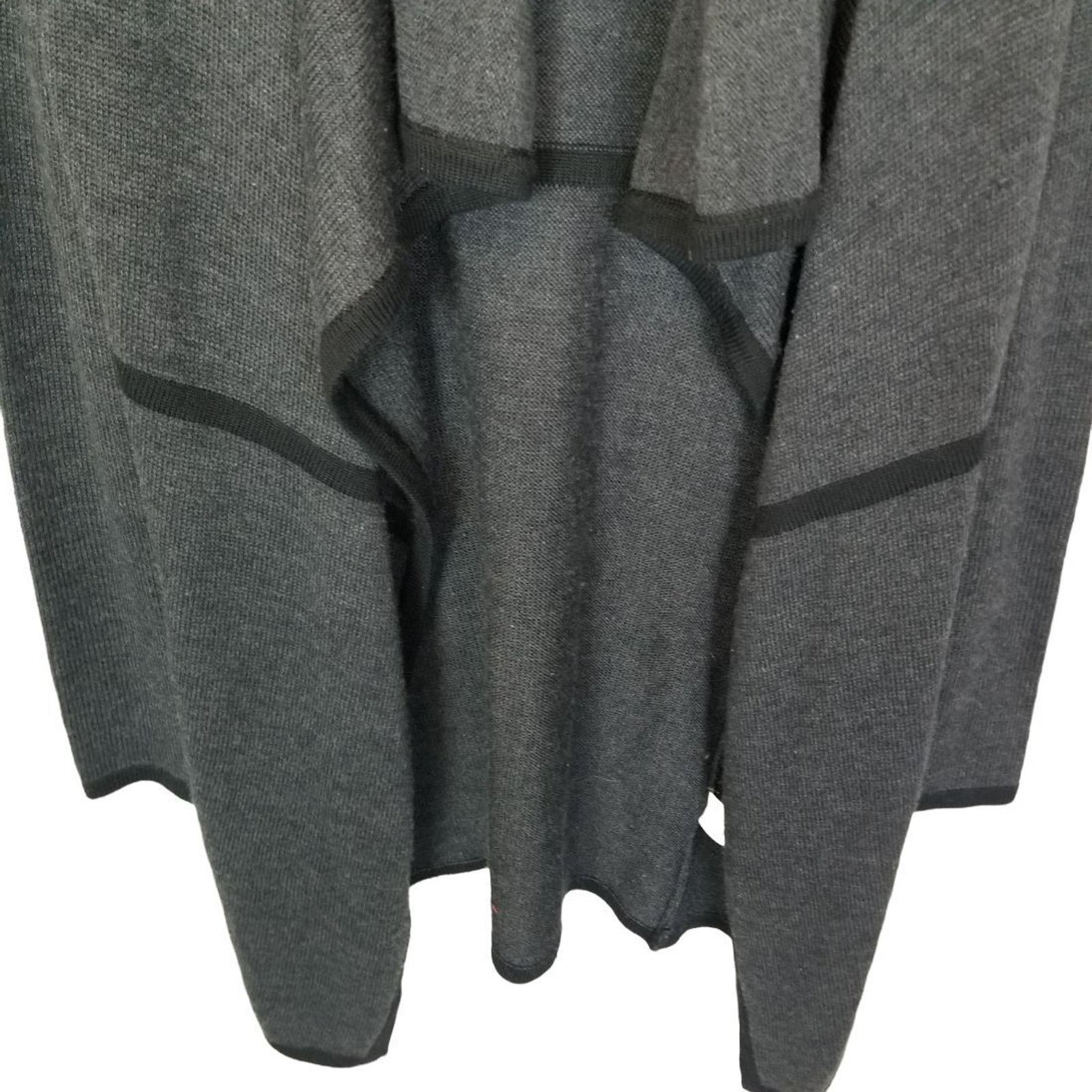 Elie Tahari Tahari Womens Merino Wool Sweater Cardigan Waterfall Classic Size L / US 10 / IT 46 - 3 Thumbnail