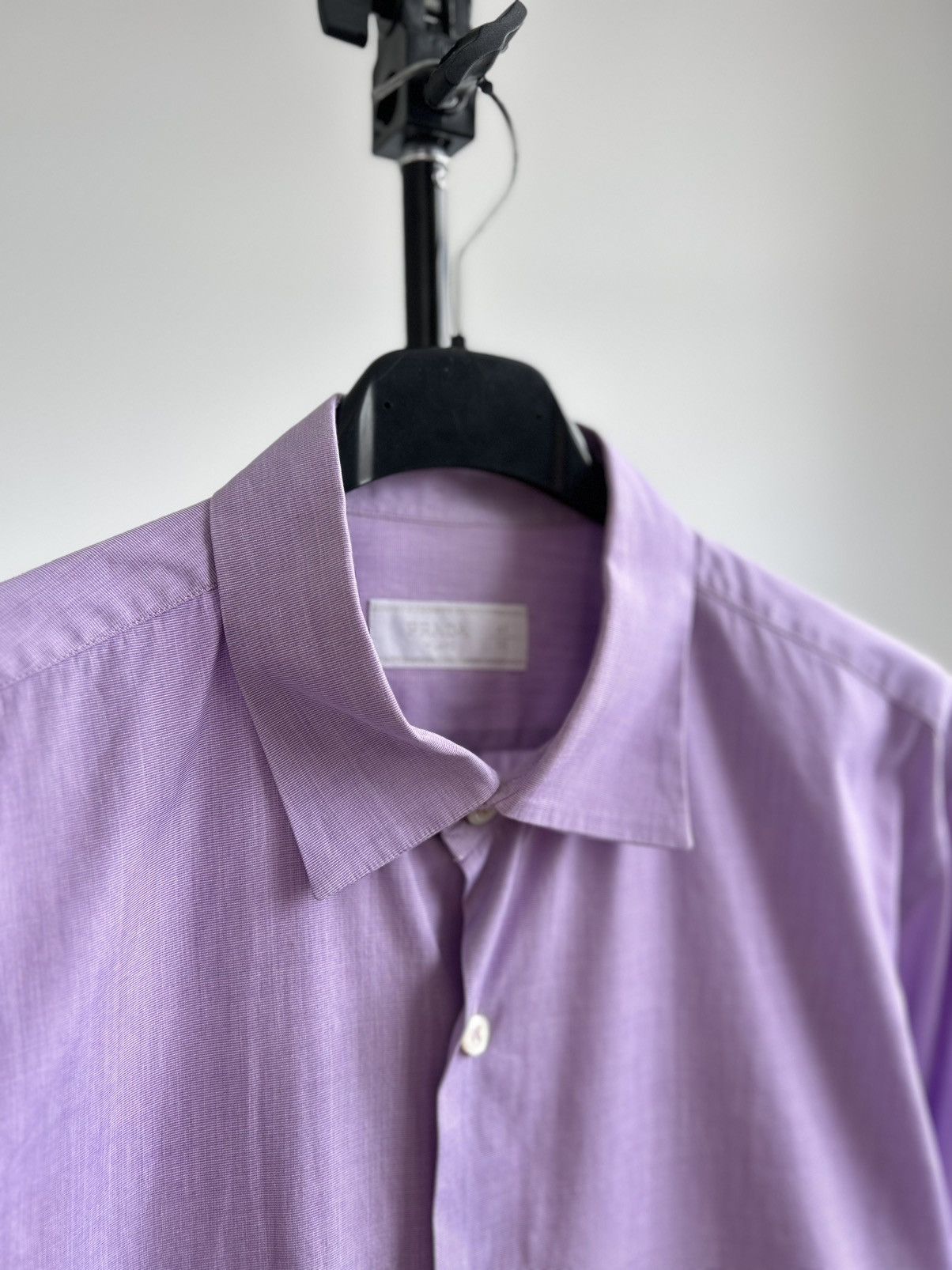 Prada Prada Milano Cotton Dress Shirt Size 41 / 16 Men’s Button Up Size US L / EU 52-54 / 3 - 2 Thumbnail