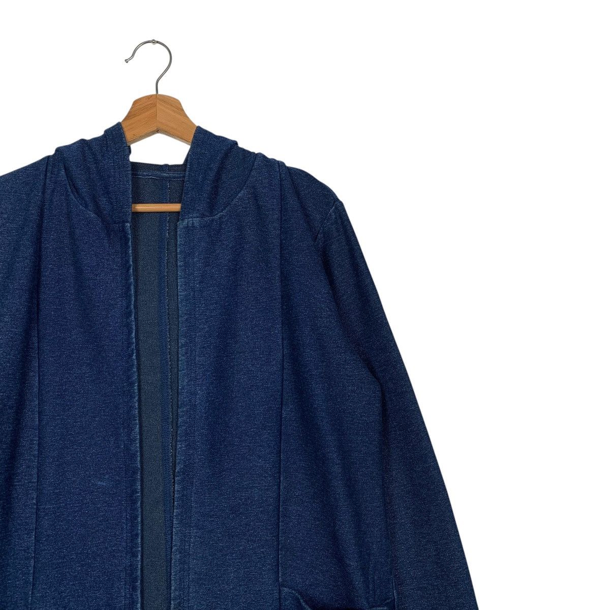 Other Hiroko Kitajima Indigo Hooded Buttonless Jacket Size US M / EU 48-50 / 2 - 5 Thumbnail
