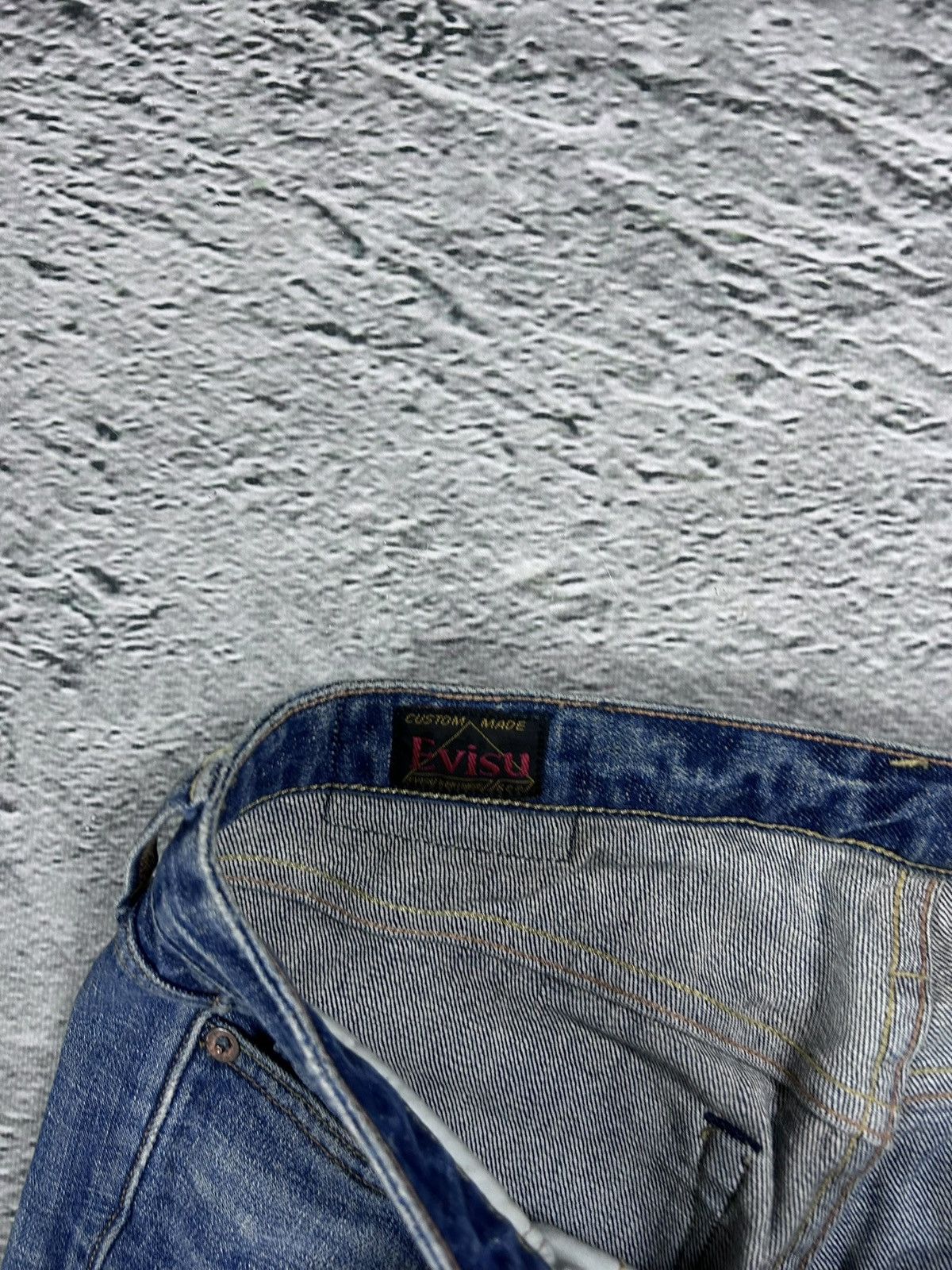 Evisu Evisu jorts daicock big logo vintage pink jeans shorts Size 28" / US 6 / IT 42 - 9 Thumbnail