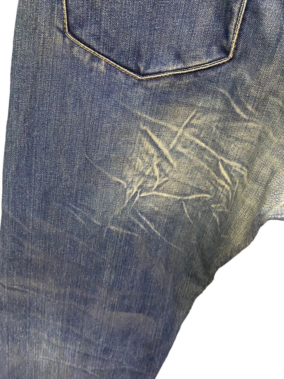 BAL 💥BEST OFFER💥VINTAGE BAL DENIM BUDDY DISTRESSED DENIM Size US 32 / EU 48 - 4 Thumbnail