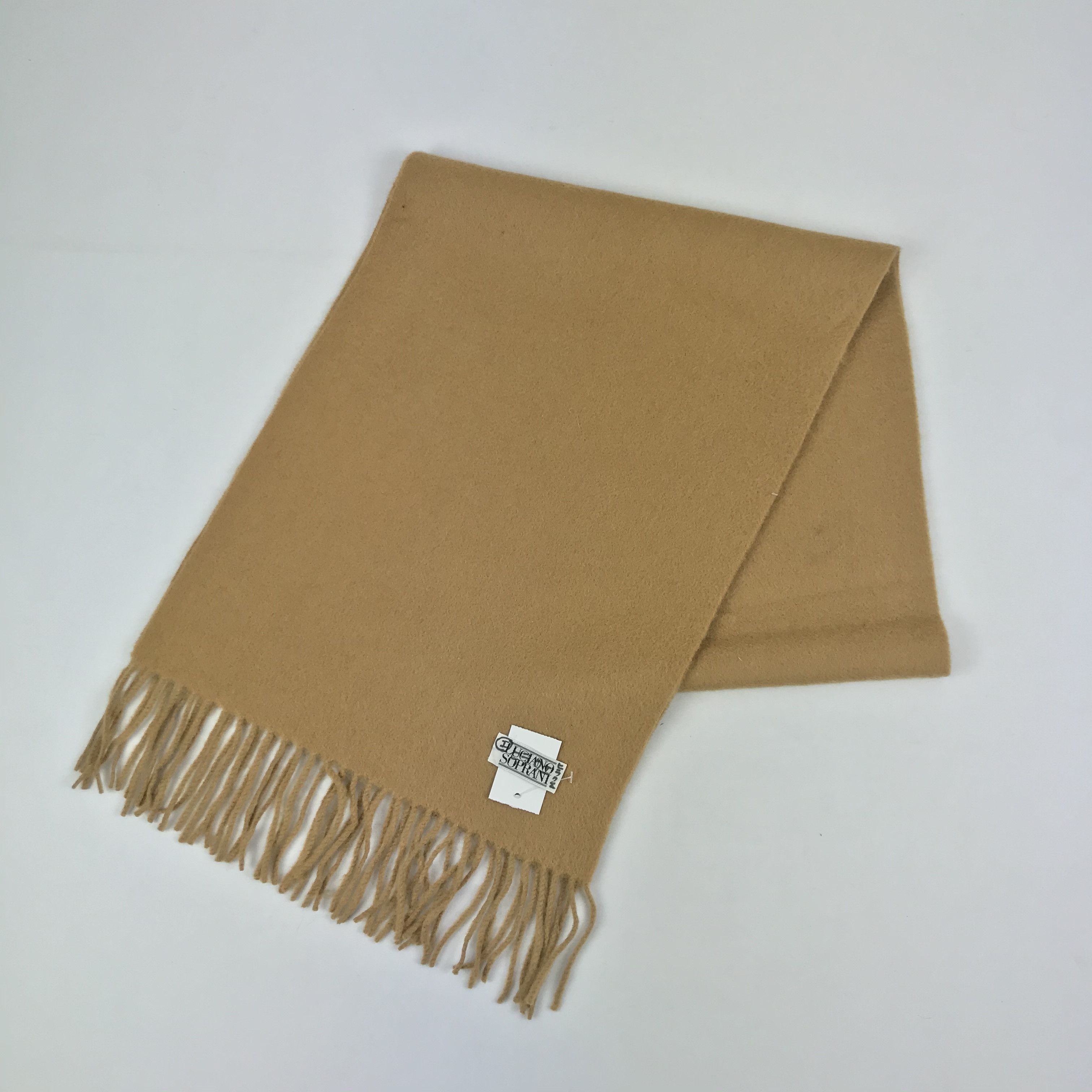 Vintage Vintage Luciano Soprani Scarf Muffler Cashmere Scarves Size ONE SIZE - 3 Thumbnail