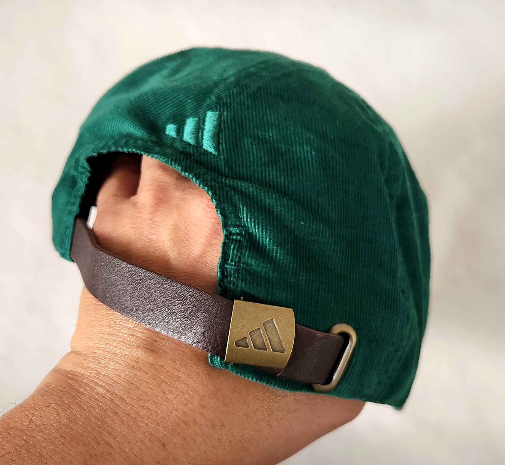 Adidas Adidas Sunday Pins Green Golf Leather adjustable Corduroy Size ONE SIZE - 6 Thumbnail