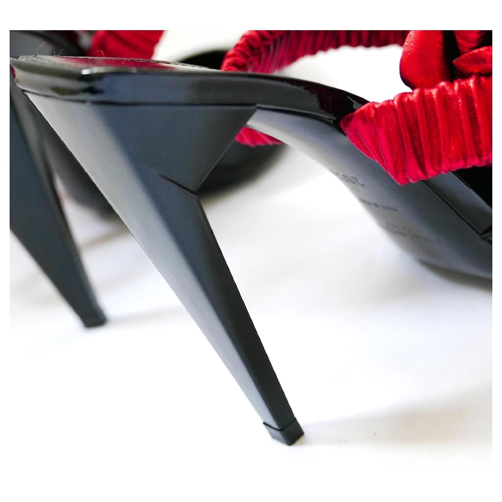 Saint Laurent Paris Saint Laurent Fall 2017 Freja Rose 105 Heels Black Size US 8.5 / IT 38.5 - 9 Thumbnail