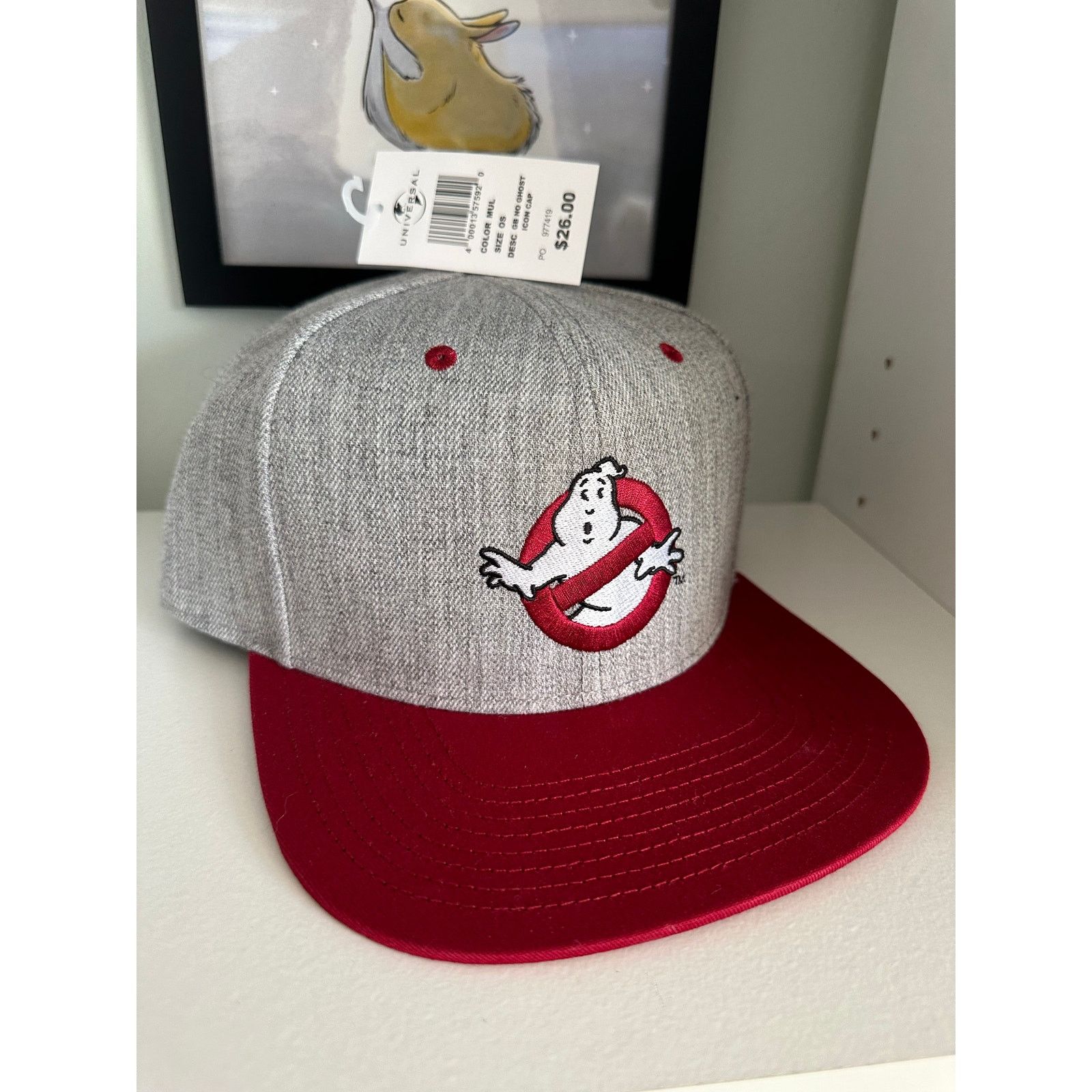 Universal Studios UNIVERSAL Ghostbusters NO GHOST icon logo cap NWT Size ONE SIZE - 2 Thumbnail