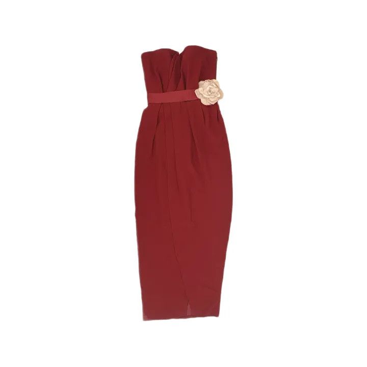 Lanvin Lanvin Elegant Solid Color Strapless Dress 0079 Size US 36 / EU 52 - 1 Thumbnail