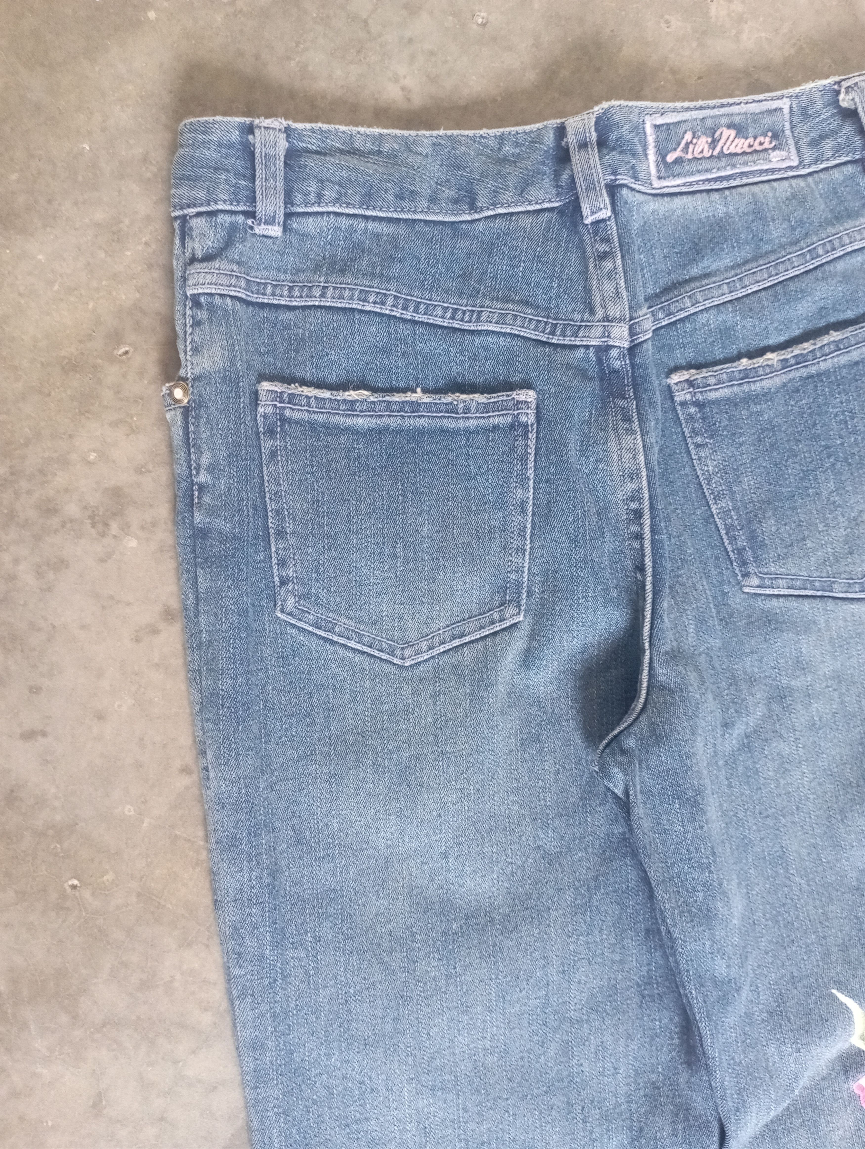 Hysteric Glamour Avant Garde New Lili Nucci Japan Embroidered Flowerd Jeans Size 28" / US 6 / IT 42 - 15 Thumbnail