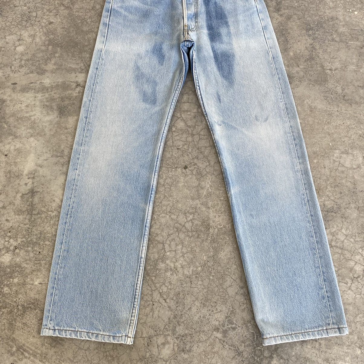 Levi's Vintage Late 80’s Levis 501 Faded Blue Jeans Size US 29 - 4 Thumbnail