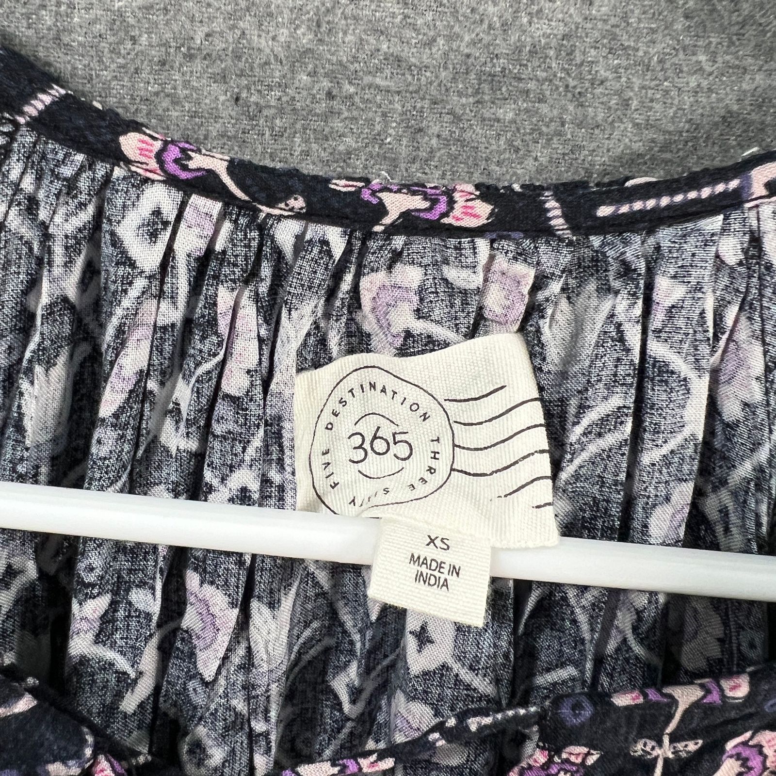 Other Destination 365 Printed Short-Sleeve Midi Dress Size XS / US 0-2 / IT 36-38 - 3 Thumbnail