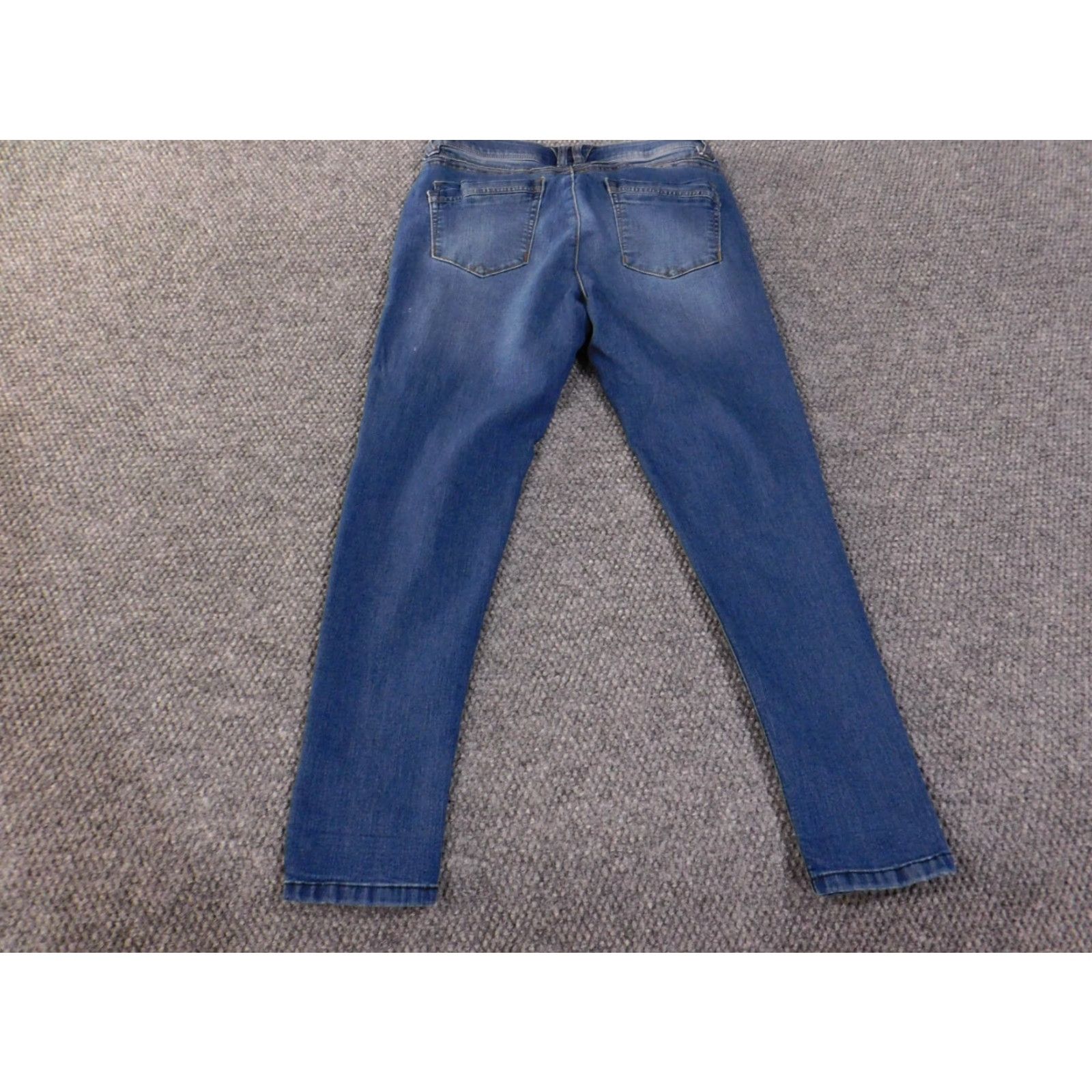 Vintage Democracy Jeans Straight Womens 8 Blue Denim Cotton Stretch Waist 30 In Regular Rise 27 In Inseam Zipper Vintage No Size 30" / US 8 / IT 44 - 7 Thumbnail