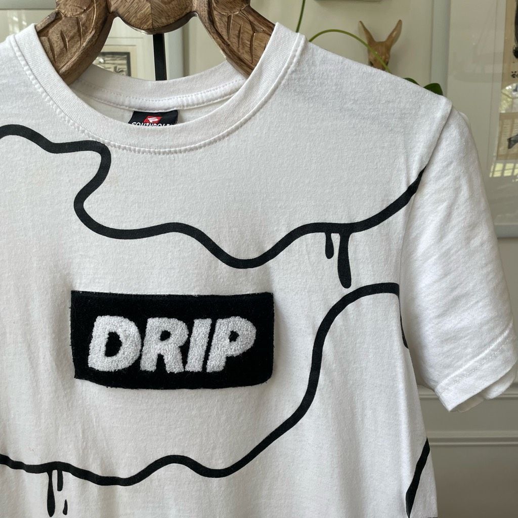 Other South Pole Drip Tshirt Black on White M Size US M / EU 48-50 / 2 - 2 Thumbnail