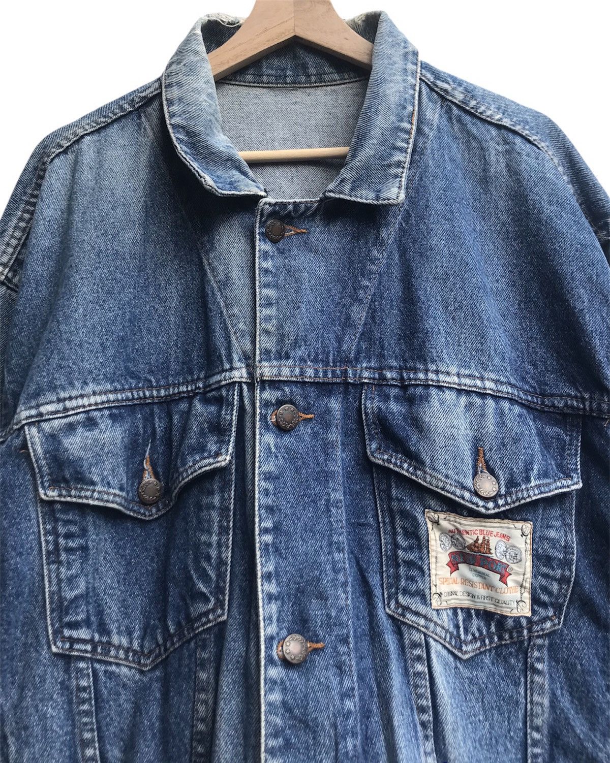 Vintage Vintage New Port Denim Jacket Size US XL / EU 56 / 4 - 4 Thumbnail