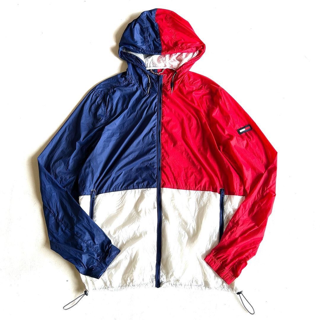 Streetwear Tommy Hilfiger Vintage Tomme jeans nylon jacket Grailed