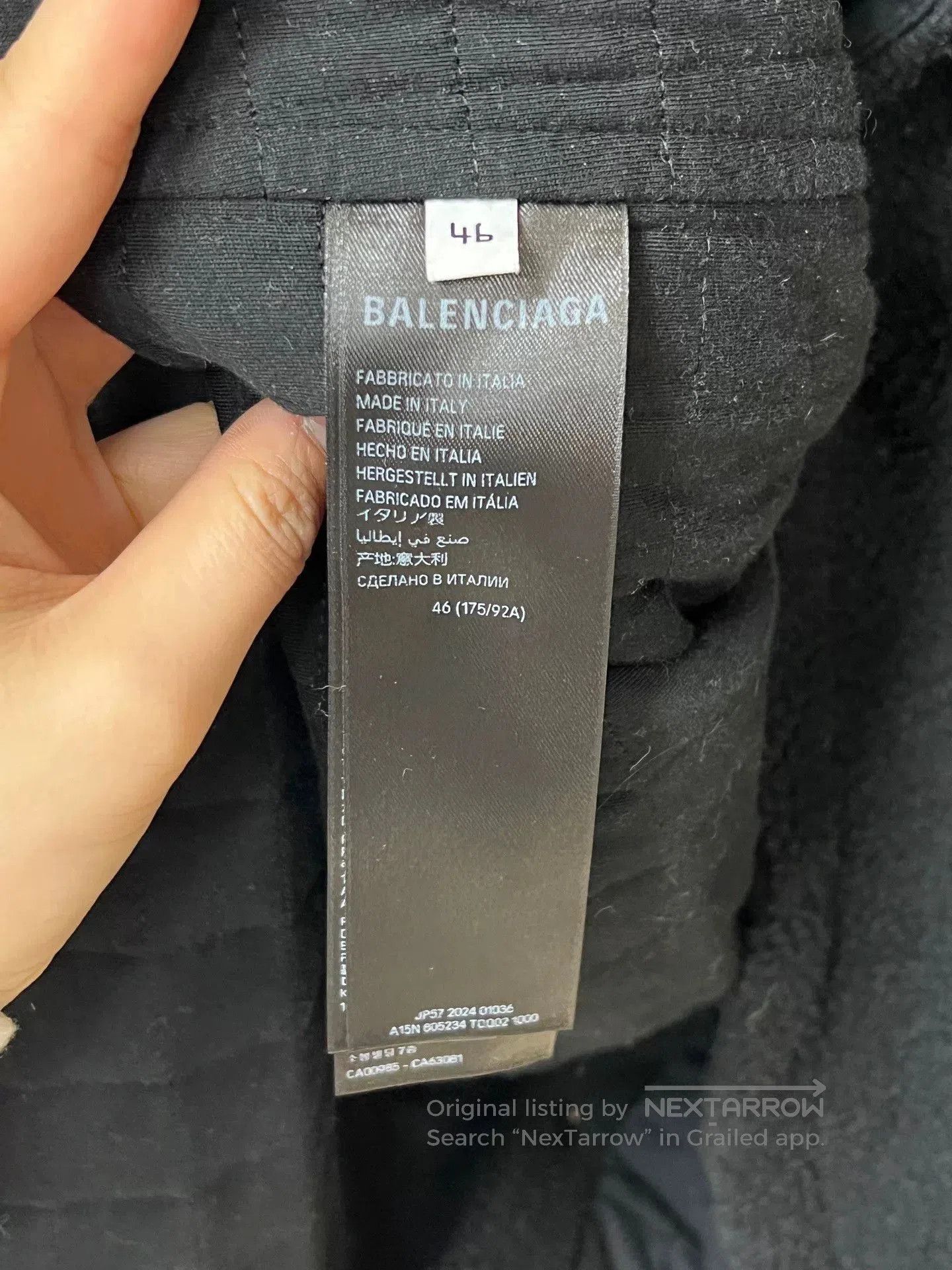Balenciaga Balenciaga Lamb Wool Fleece Jacket. Size US S / EU 44-46 / 1 - 4 Thumbnail