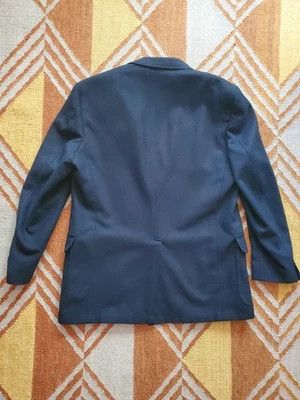 Huntington Vintage Huntington navy flannel ivy style blazer Size 42L - 3 Thumbnail