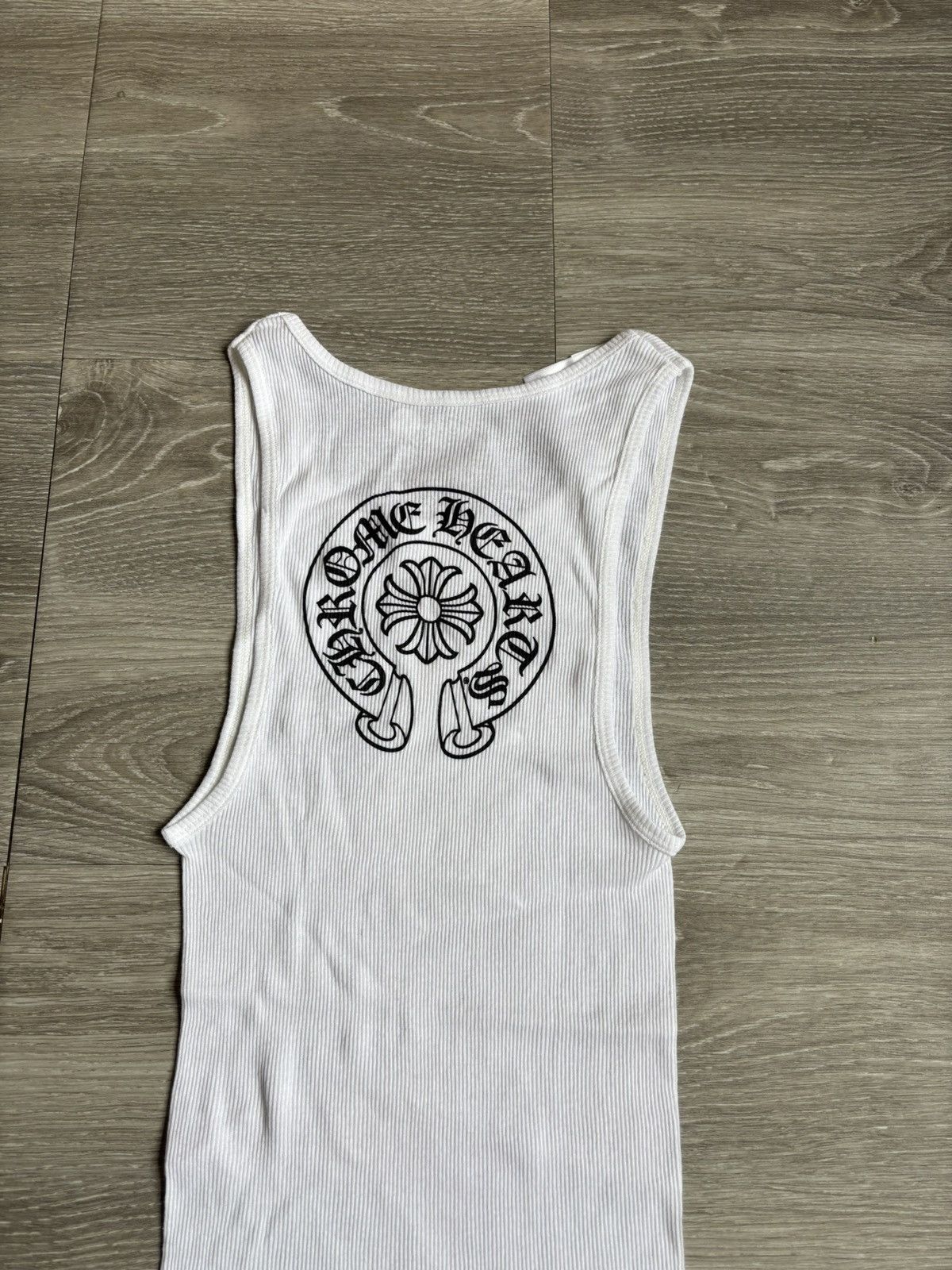Chrome Hearts Chrome Hearts White Horseshoe Tank Top Size US M / EU 48-50 / 2 - 3 Thumbnail