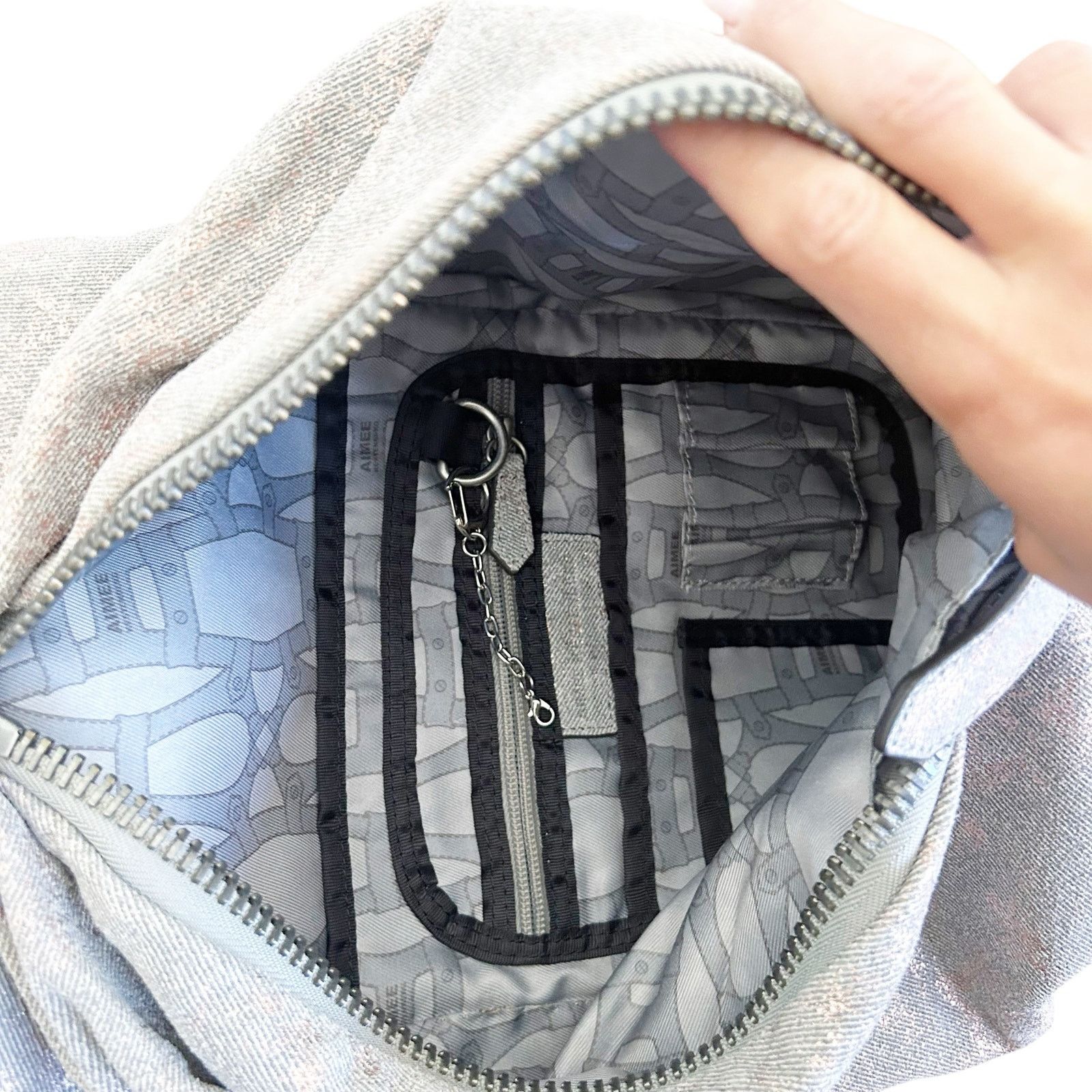Other Aimee Kestenberg Denim Metallic Tamitha Backpack Size ONE SIZE - 3 Thumbnail