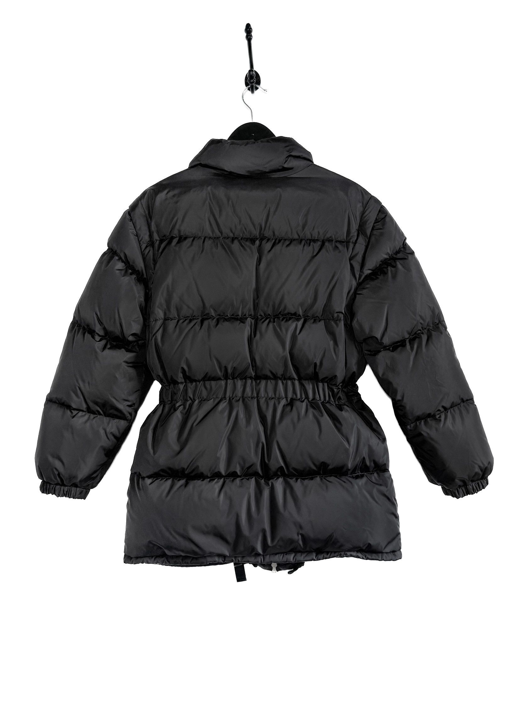 Prada Prada 2020 Black Re-Nylon Removable Sleeves Down Jacket Size XS / US 0-2 / IT 36-38 - 4 Thumbnail