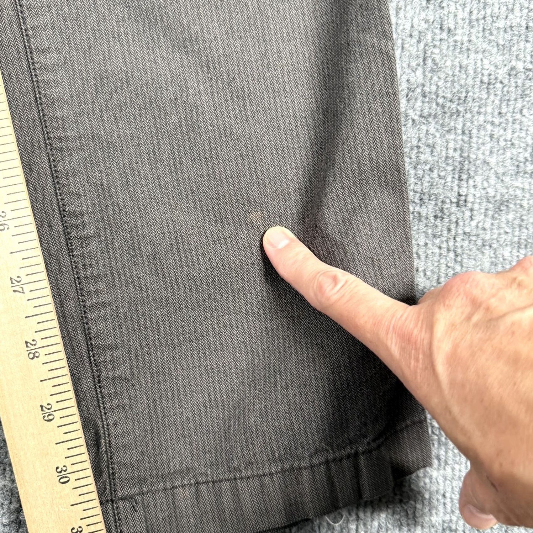 Banana Republic VINTAGE Banana Republic Pants Mens 32x34 Gray Aiden Fit Corded Cotton Casual Chino Size US 32 / EU 48 - 6 Thumbnail