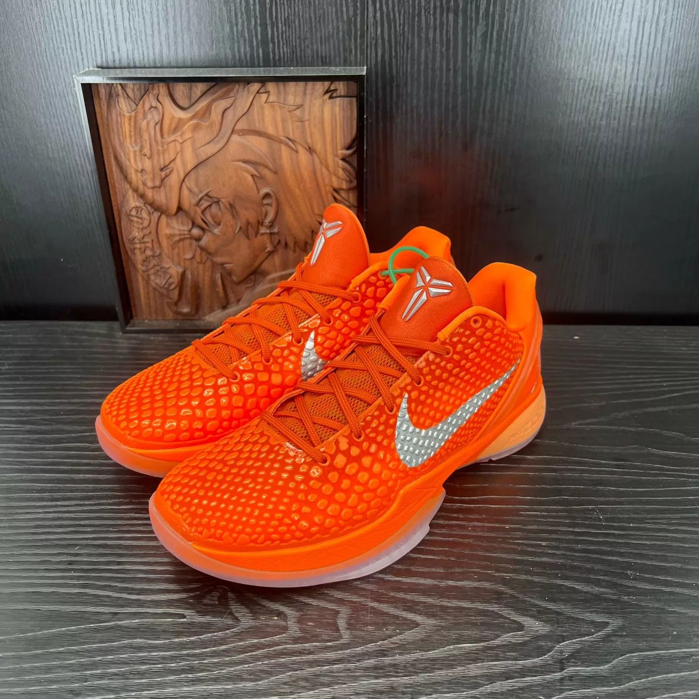 Nike ZK6 Orange Silver Size 42 Worn Box Lid Missing Size US 8.5 / EU 41-42 - 1 Thumbnail