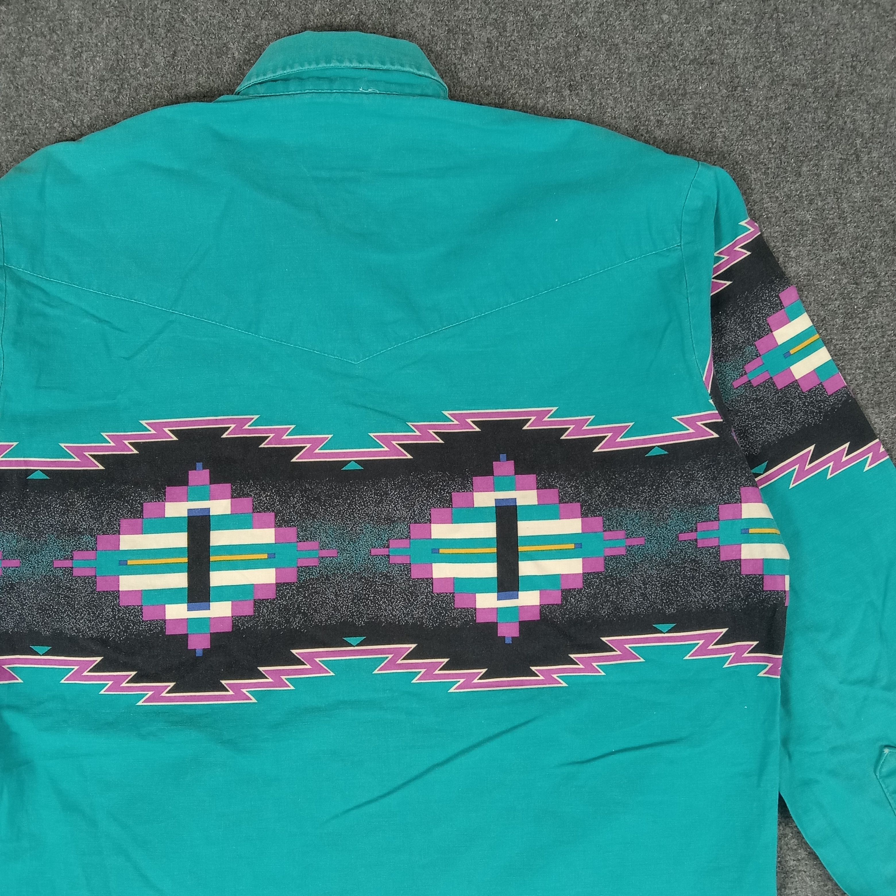 Roper × Vintage ROPER Preppy Style Abstract Art Long Sleeve Shirt Size US M / EU 48-50 / 2 - 6 Thumbnail