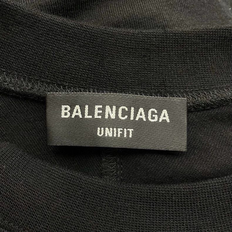 Balenciaga Balenciaga Contrast Black Short Sleeve Size US M / EU 48-50 / 2 - 5 Thumbnail