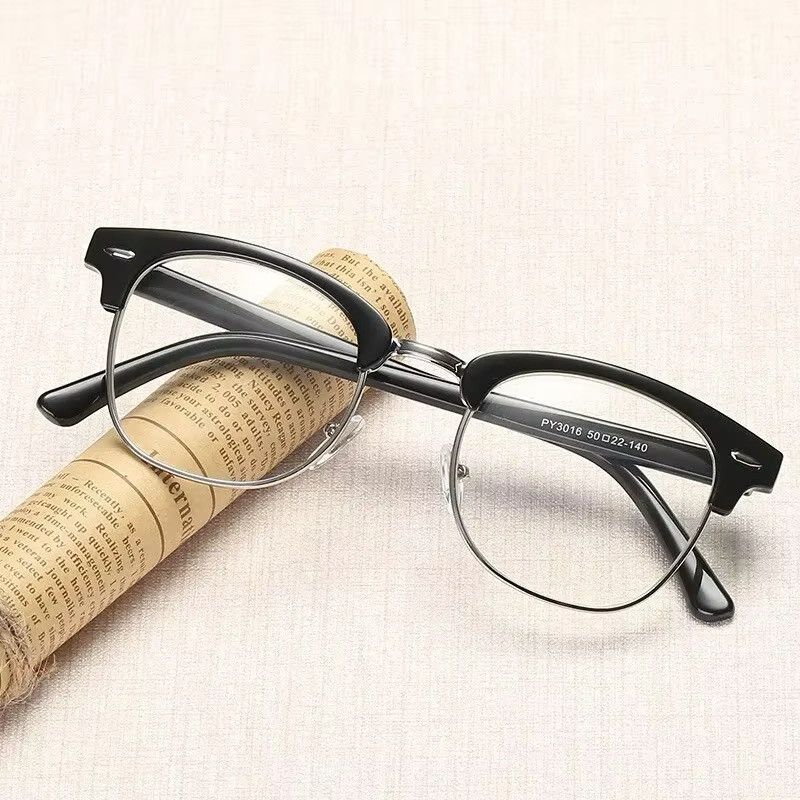 Electric Visual Luxury high quality Half frame anti blue light glasses Size ONE SIZE - 1 Thumbnail