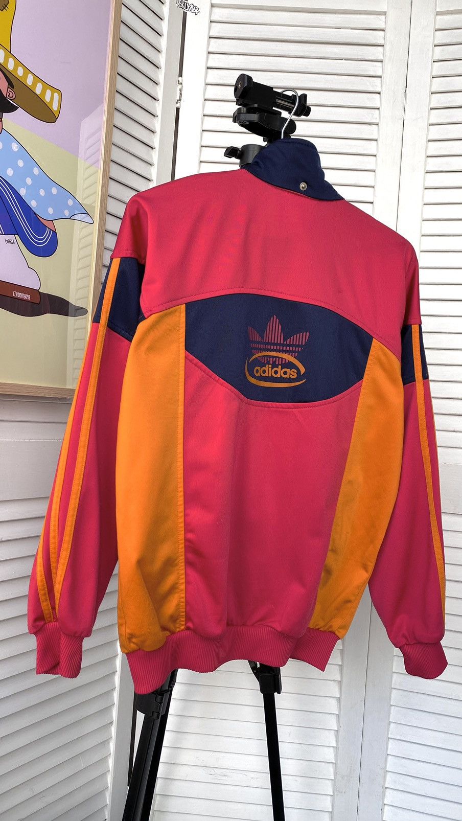 Adidas × Vintage Vintage Adidas Track Firebird Retro Jacket 90s Red Size US XS / EU 42 / 0 - 9 Thumbnail