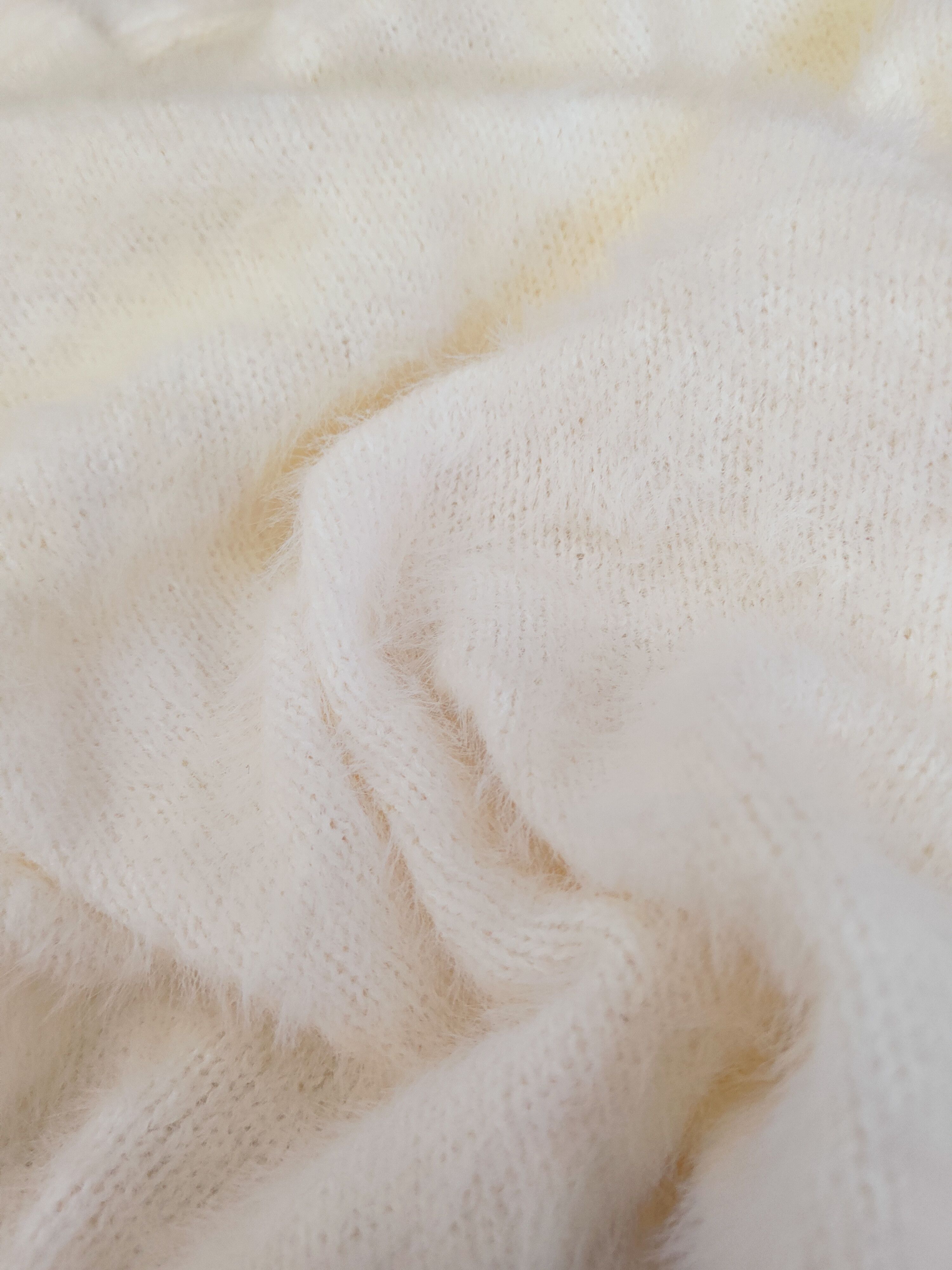 Japanese Brand × Vintage Earth Music & Ecology Ivory Fur Mohair Knitwear Size M / US 6-8 / IT 42-44 - 10 Thumbnail