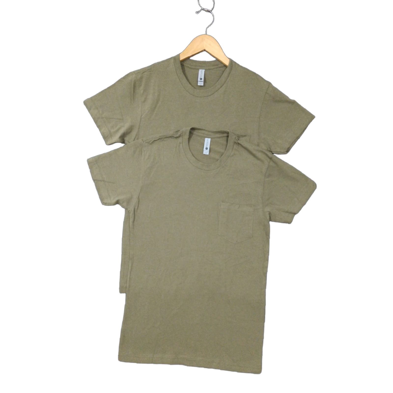 Next Level Next Level Crew Neck T-Shirt XS Olive Unisex Size XS Color Green 2-Pack Solid Short Sleeve 60% Cotton 40% Polyester Jersey Nike Shirt Size US XS / EU 42 / 0 - 1 Thumbnail