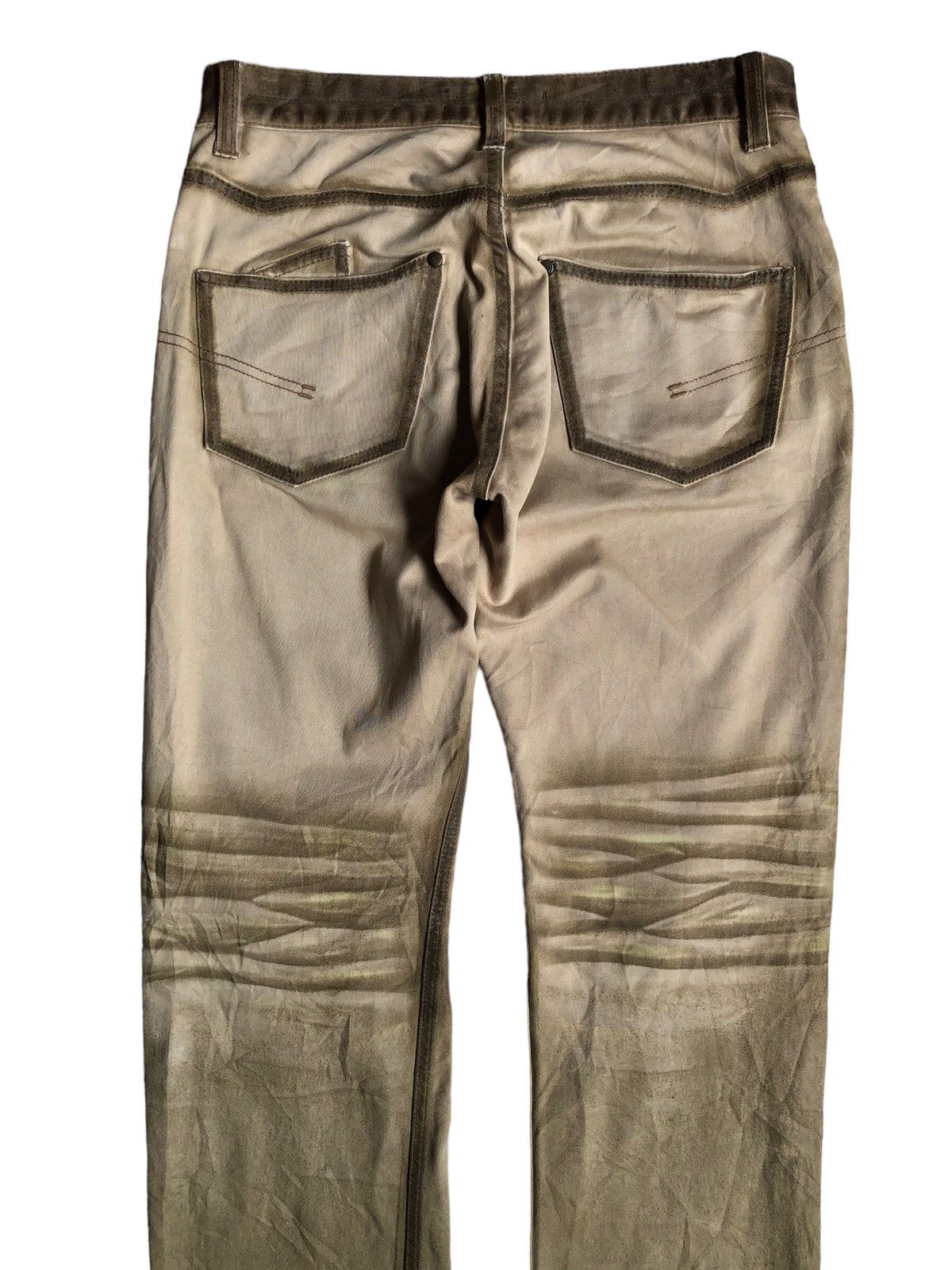 JACKROSE Luv Maison Jack Rose waxed design dirty look pants Size US 30 / EU 46 - 18 Thumbnail