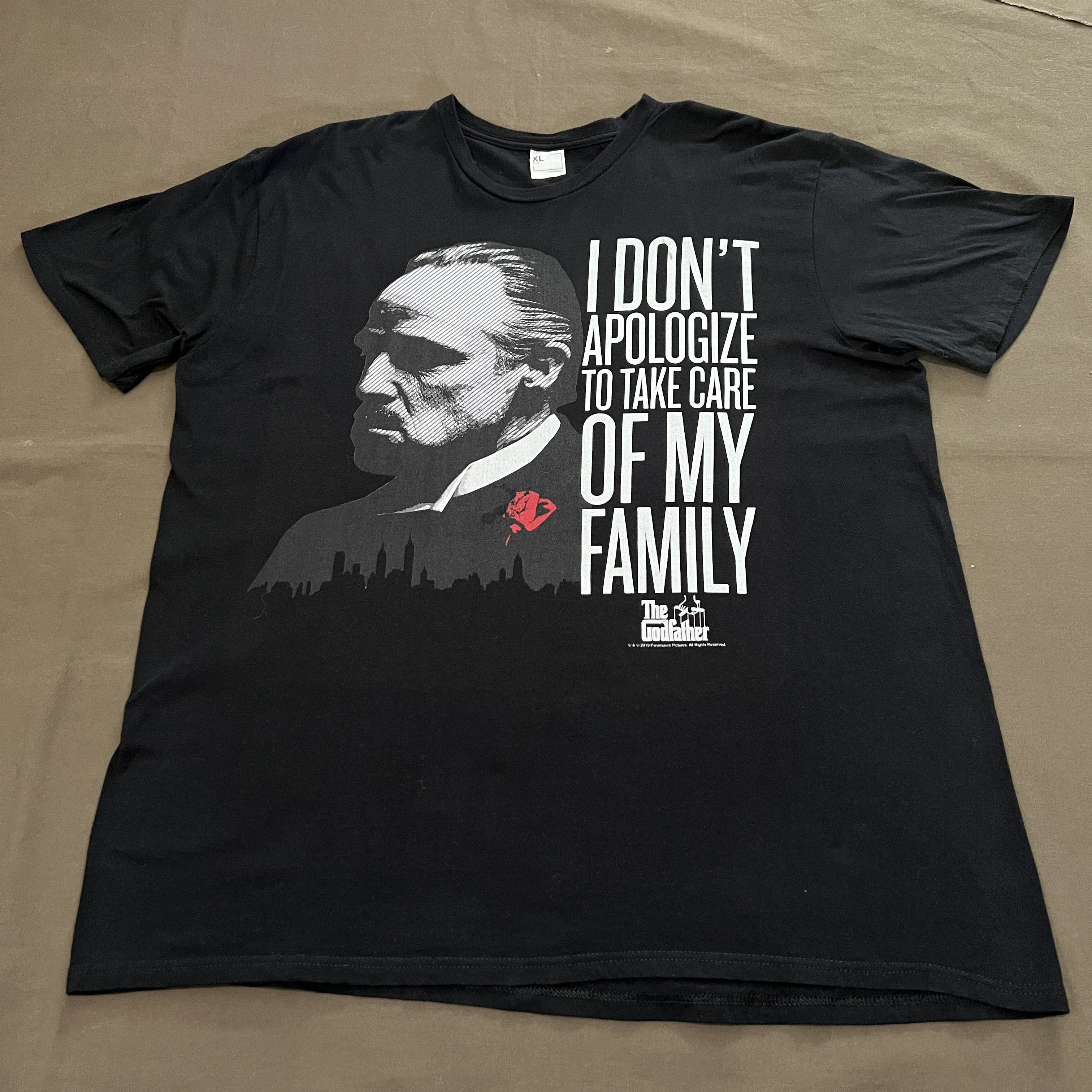 Vintage Y2K The GodFather Paramount Pictures Movie Promo Tee Size US XL / EU 56 / 4 - 2 Thumbnail