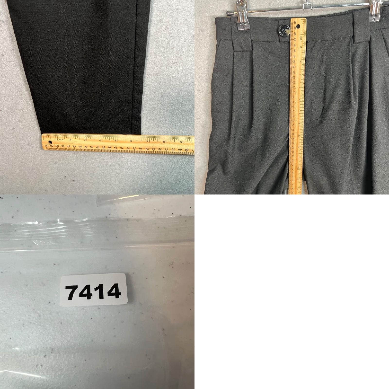 Mango Mango High-Waisted Black Tailored Pants Size 1 Pleated Womens Size 25" / US 0 / IT 36 - 8 Thumbnail