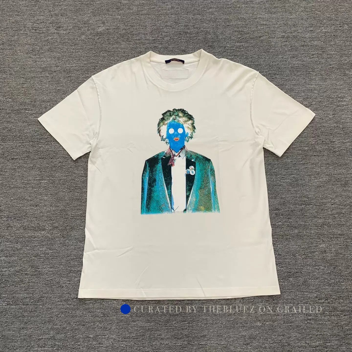 Louis Vuitton Neon Exploding Head Graphic Tee in White Size US XL / EU 56 / 4 - 1 Thumbnail