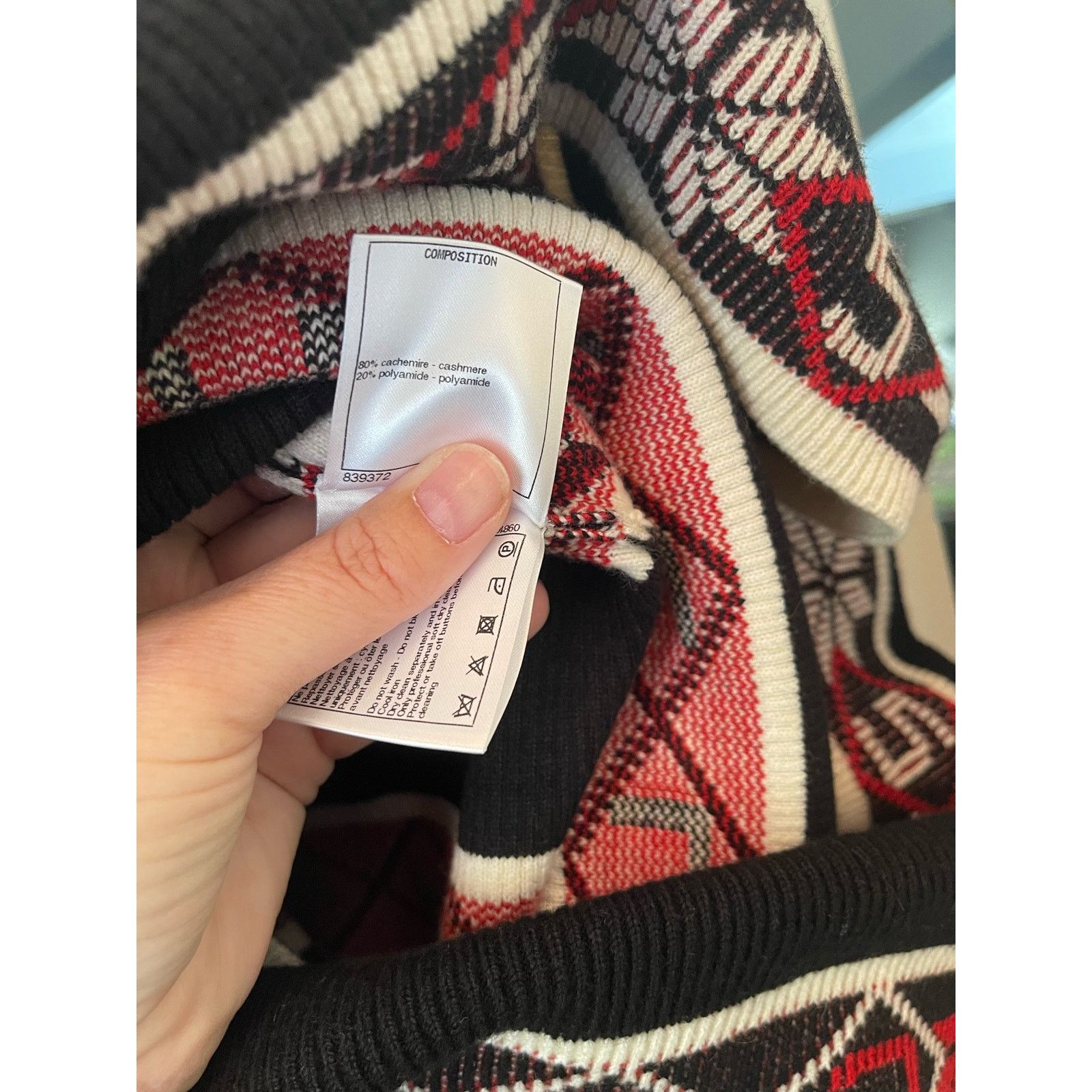 Chanel Chanel 2019 Runway Nordic Pattern Dress, NWT, Size: 42 Size L / US 10 / IT 46 - 10 Thumbnail