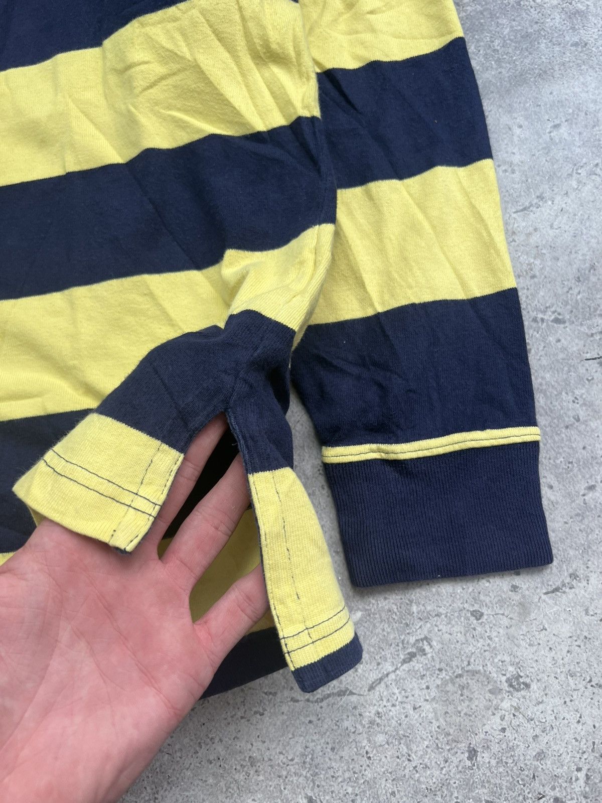 Polo Ralph Lauren Vintage Polo Ralph Lauren Rugby Striped Shirt Size US XL / EU 56 / 4 - 7 Thumbnail