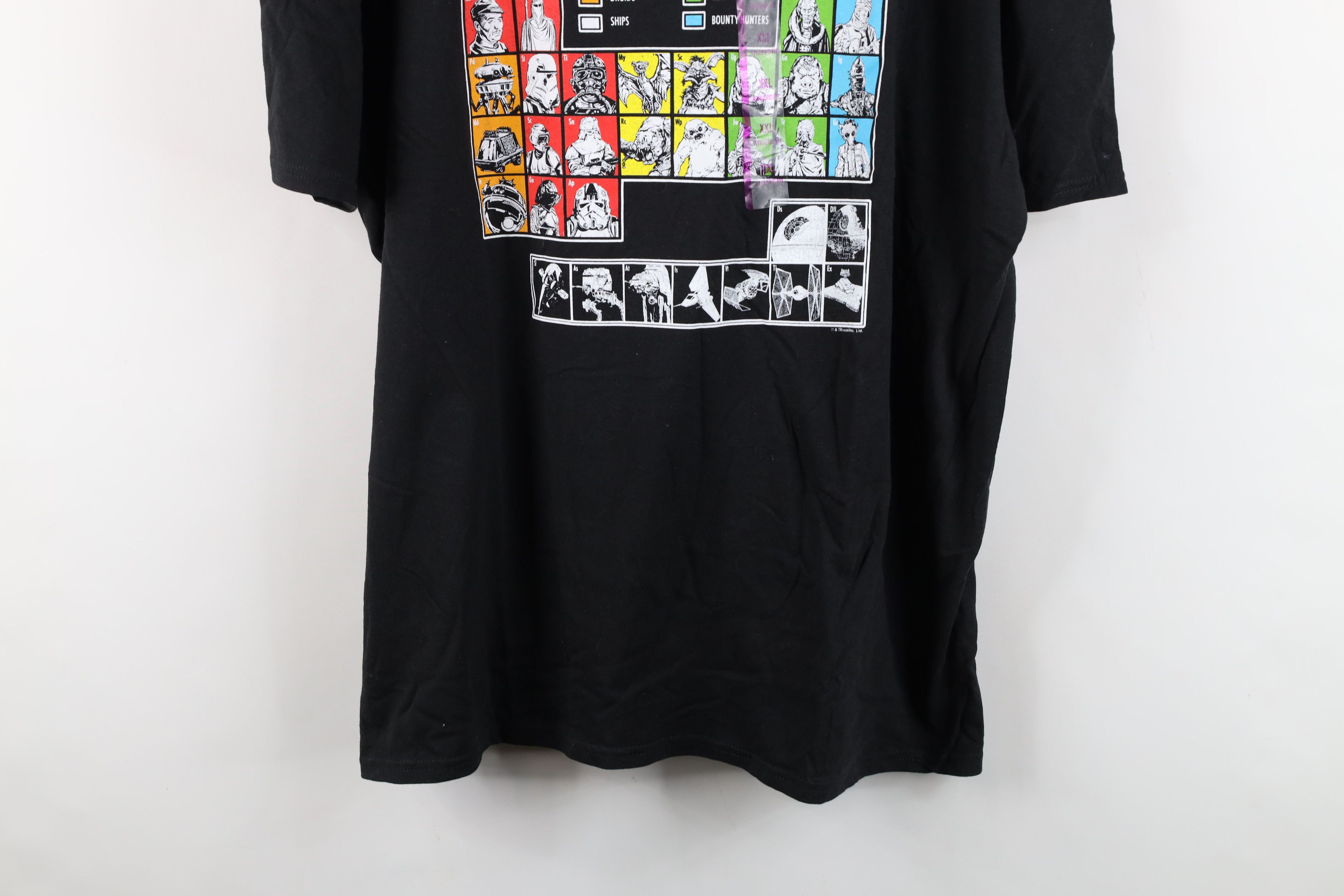 Star Wars Deadstock Y2K Star Wars Periodic Table of Villains T-Shirt Size US XXL / EU 58 / 5 - 3 Thumbnail