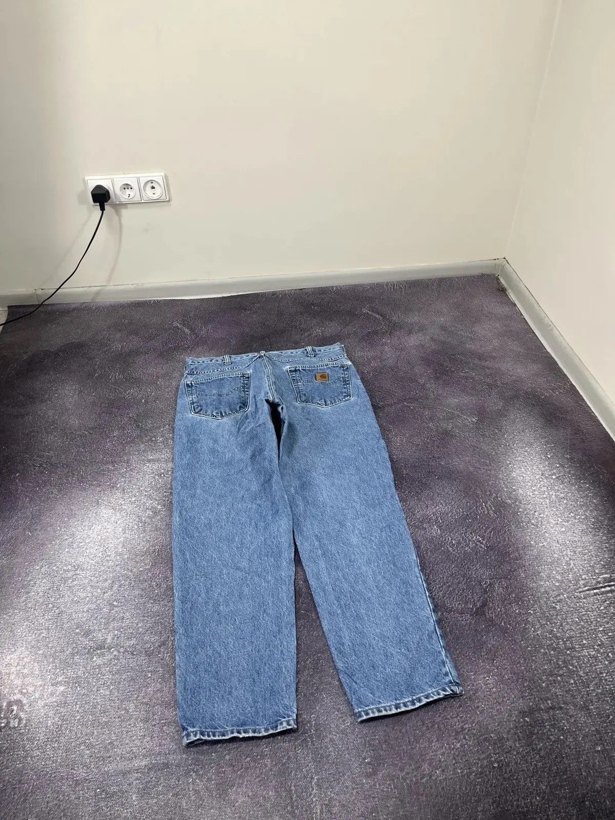 Carhartt × Vintage Vintage Carhartt Blue USA Relaxed Fit Hype Denim Jeans Size US 36 / EU 52 - 3 Thumbnail